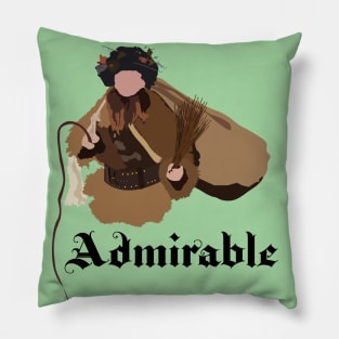 Dwight Schrute Admirable Belsnickel Art – The Office (black text) Pillow