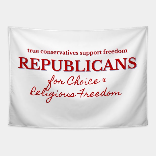 Republicans for Choice and Freedom Tapestry by Bold Democracy