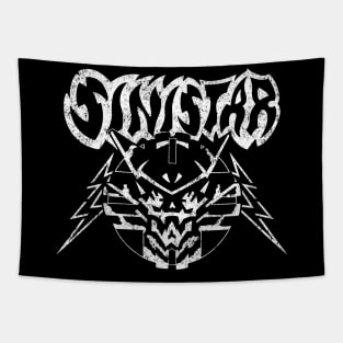 Sinistar White Vintage Tapestry