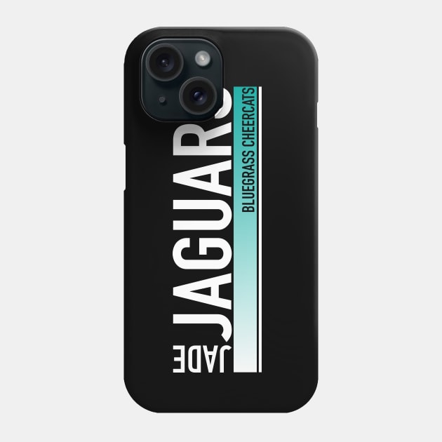 Jade Jaguars - Athletic Design Phone Case by bluegrasscheercats