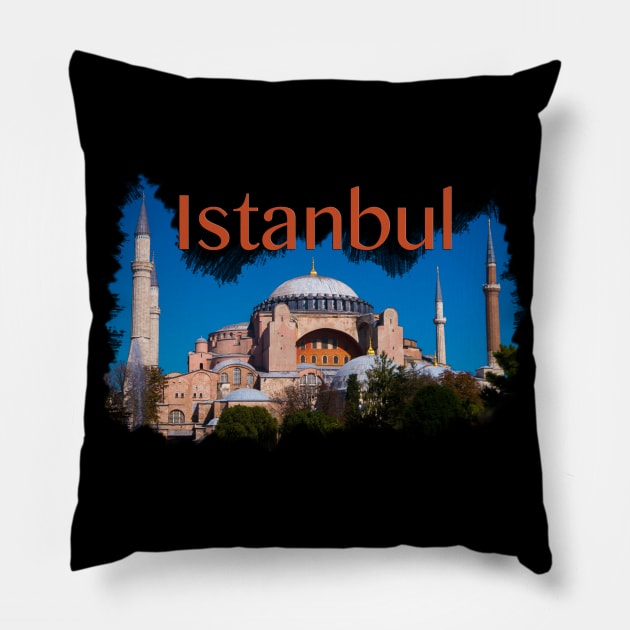 Istanbul - Hagia Sophia Pillow by RaeTucker