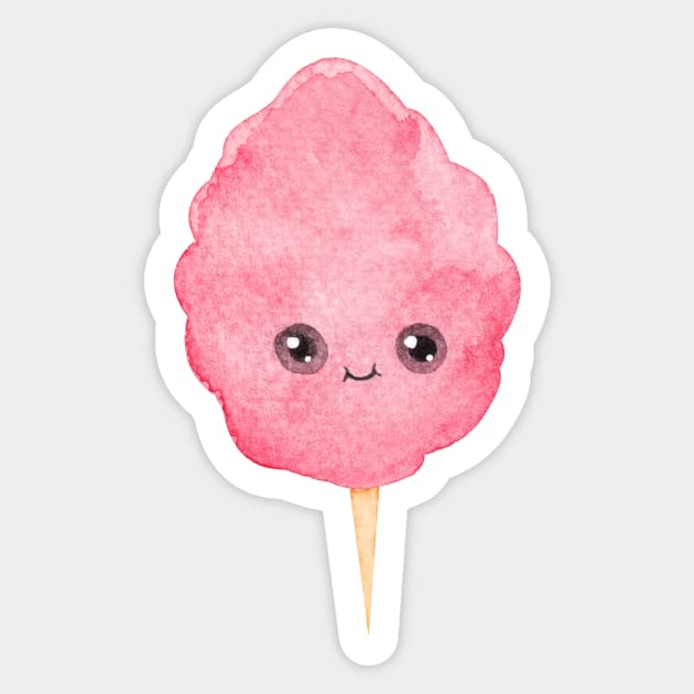 Cotton Candy Sticker