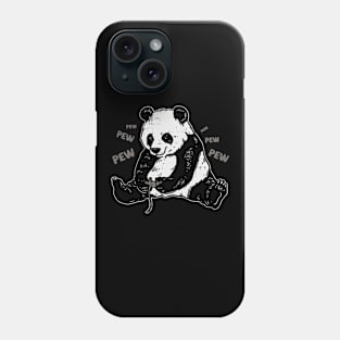 Console Gaming Panda Pew Pew Phone Case