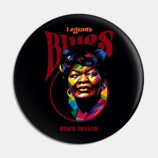 The Queen of the Blues Pin