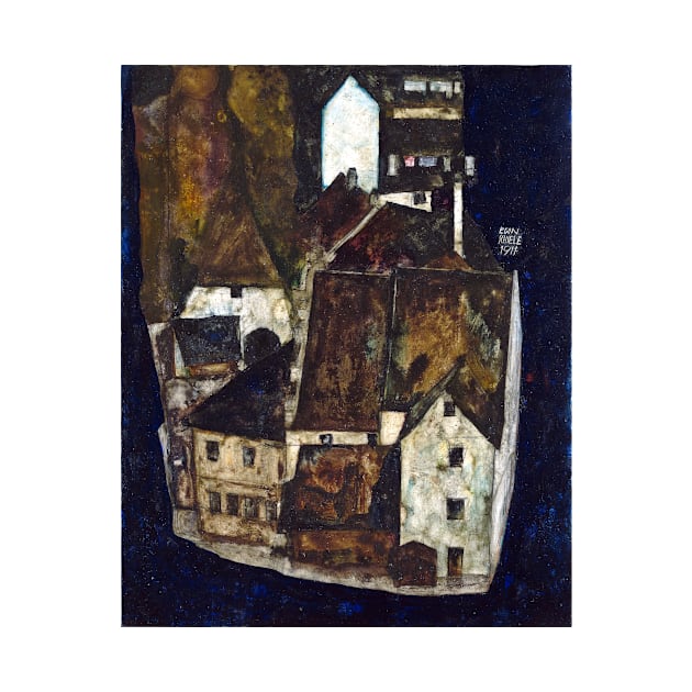 Egon Schiele Dead City III (City on the Blue River III) by pdpress