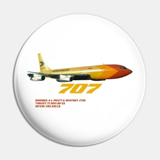 boeing 707 design Pin