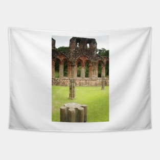 Pillars at Furness Abbey Tapestry