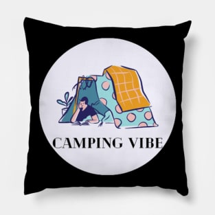 Camping vibe Pillow