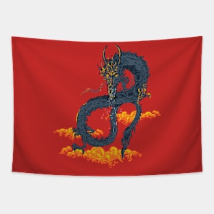 Dragon fire Tapestry