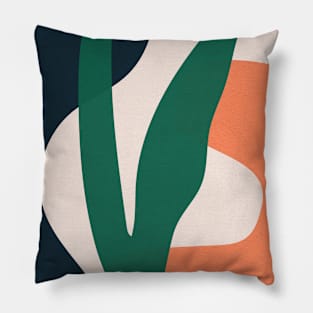 Abstract Mid Century, Scandinavian Print Pillow
