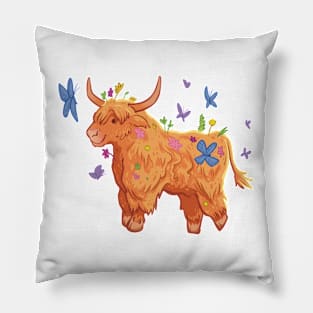 Highland Cow Pillow