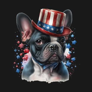 French Bulldog 4th of July T-Shirt