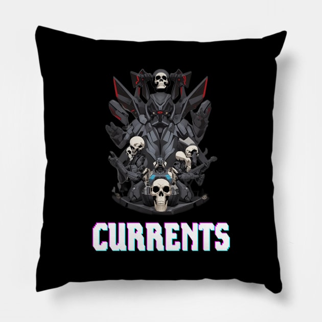 Currents Pillow by Maheswara.Momocats