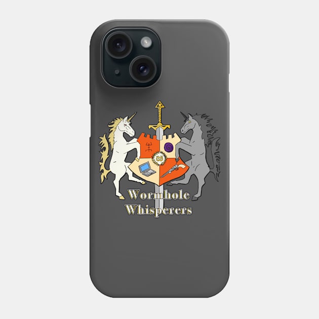 Wormhole Whisperers Coat of Arms Phone Case by Purgatory_Feminist