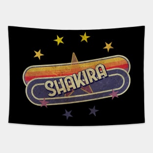 Shakira Vintage ElaCuteOfficeGirl Tapestry