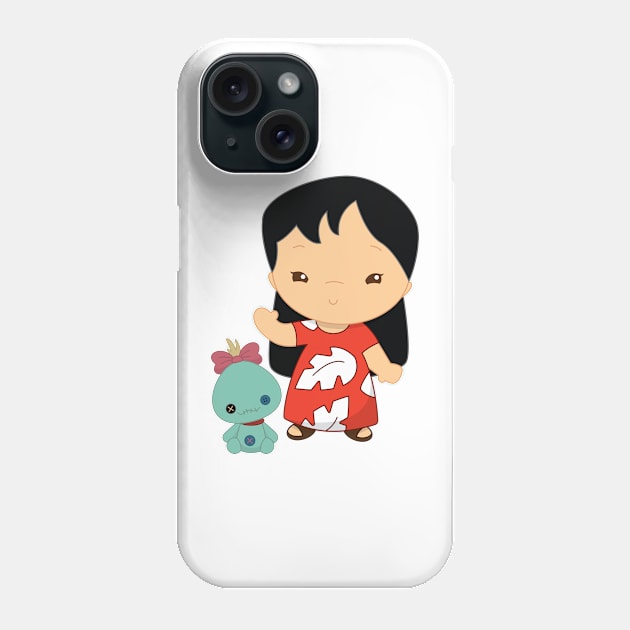 Miss Scrump & Lilo Phone Case by gravelskies