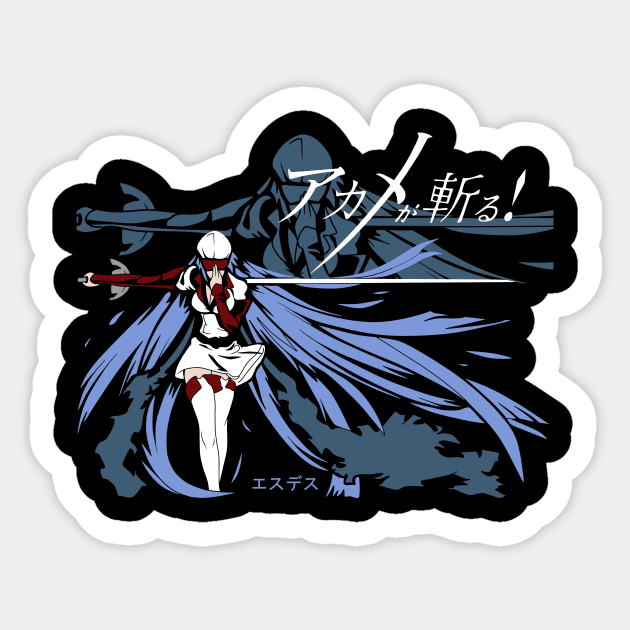 Akame Ga Kill - Esdeath Anime Decal Sticker