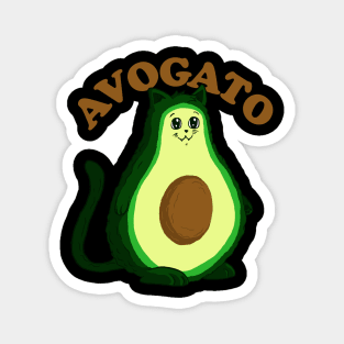 Avogato Cat Lover Cinco De Mayo Gift Cinco De Meow Cat Avocado Magnet