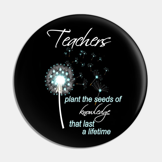 Teacher Gifts For Women Teachers Plant The Seeds Pretty Pin by Kimmicsts