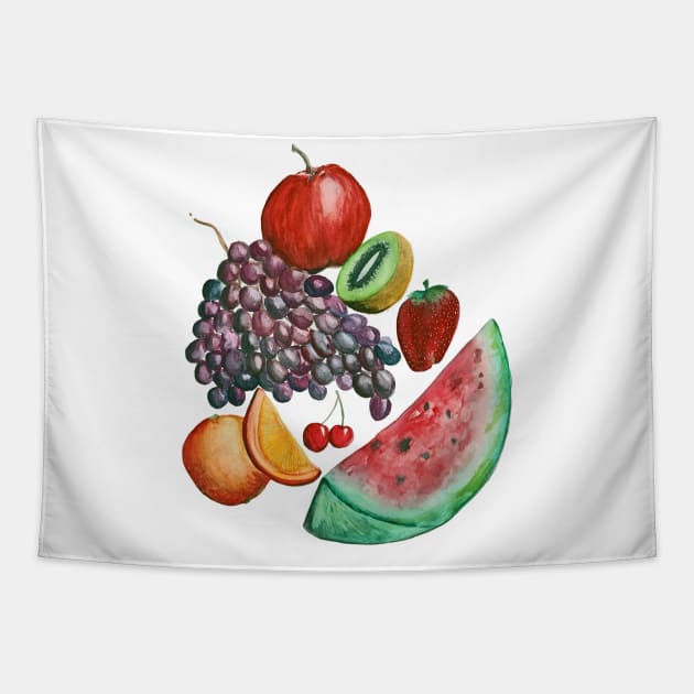 Fresh Fruit Tapestry by Shirtacle