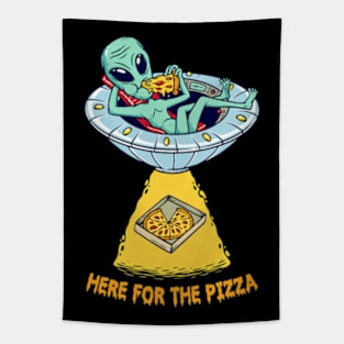 Here For The Pizza Tapestry