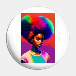 Black History Month Black Woman Pin