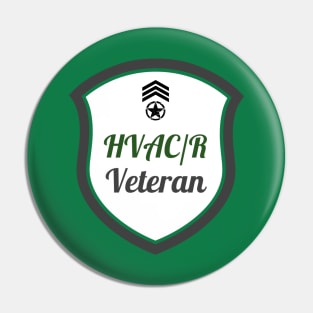 Hvac/r Veteran Badge Pin