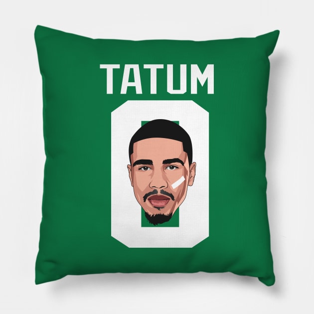 Jayson Tatum Pillow by origin illustrations