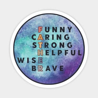 Caring Dad Quotes Magnet