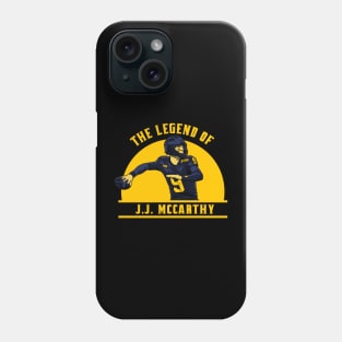 the legend of jj mccarthy Phone Case