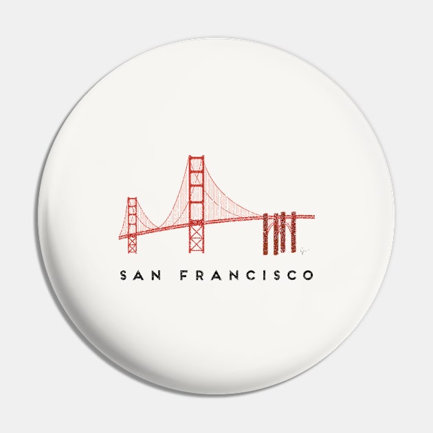 Golden Gate Bridge 2, San Francisco, California Pin by lymancreativeco