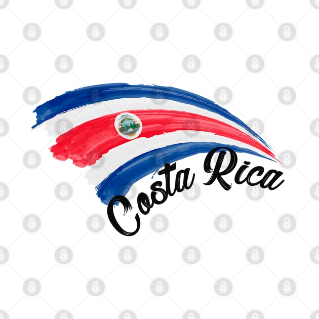 Costa Rica flag by SerenityByAlex