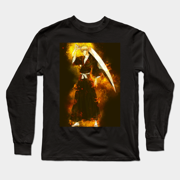 Bleach Anime 8 Ichigo Kurosaki Long Sleeve T Shirt Teepublic