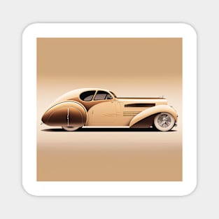 Art Deco Style Cars Magnet