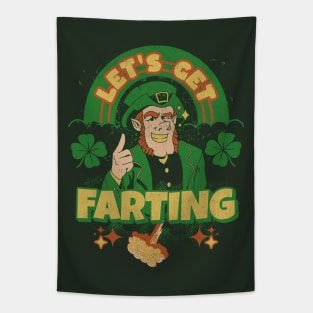 This Guy Loves To Fart -St. Patricks Day - Fart Guy Joke Tapestry