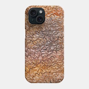 Leaf pattern in autumn colors abstract design Phone Case