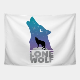 Wolf Under The Moon Tapestry