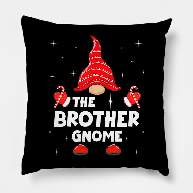 The Brother Gnome Matching Family Christmas Pajama Pillow by Foatui