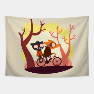 Bike Ride Tapestry