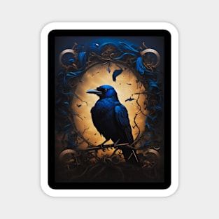 Night Crow Magnet