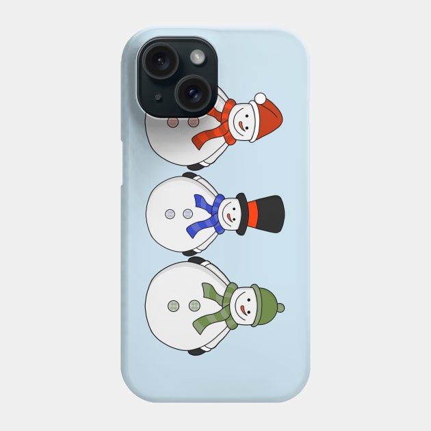 Snowmen Winter has come Phone Case by DiegoCarvalho