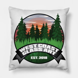 West Coast Glass Art Pillow