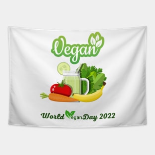 "I'm So fresh" Vegan day 2022 Tapestry