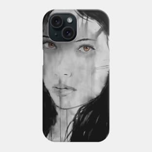 Brown eyed girl Phone Case