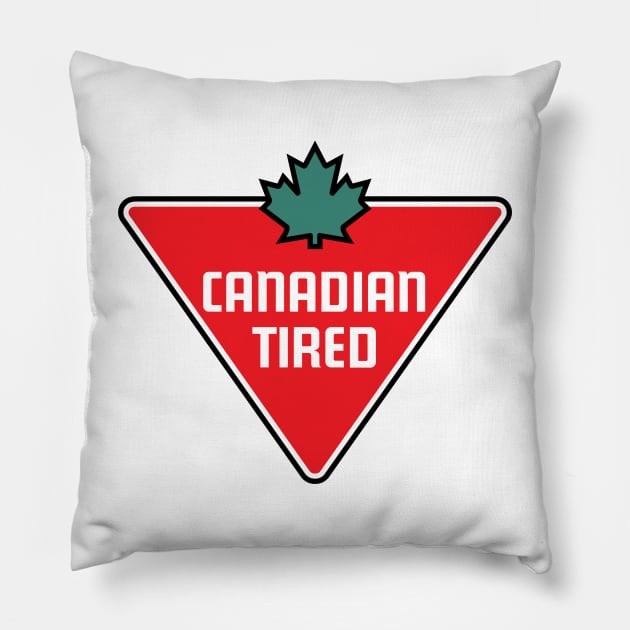 Canadian, Tired Pillow by jedge2000