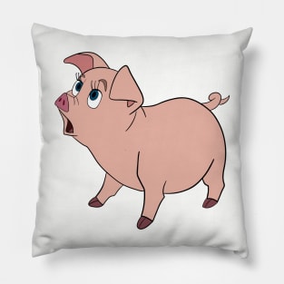 Hen Wen, Psychic Pig from the Black Cauldron Pillow