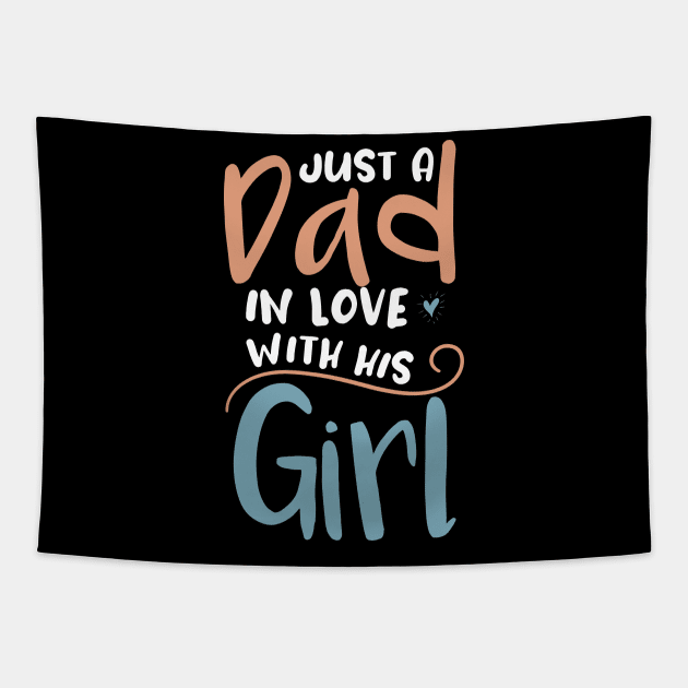 just a dad in love with his girl Tapestry by farroukbouhali