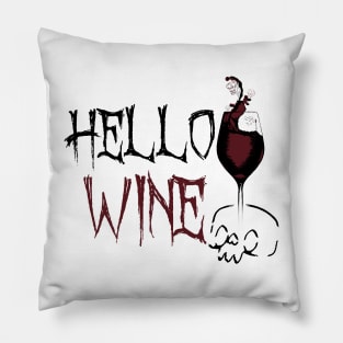 HelloWine Pillow