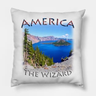 America - Crater Lake "The Wizard" Pillow