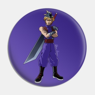 Final Fantasy VII x PHASIC 5 (Cloud) Pin